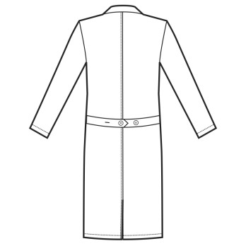 White Cotton Men's Doctor or Pharmacist Coat. Now Available on Italiantrendy.