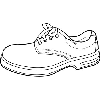 White Unisex Food and Kitchen Shoe with Steel Toe Cap.