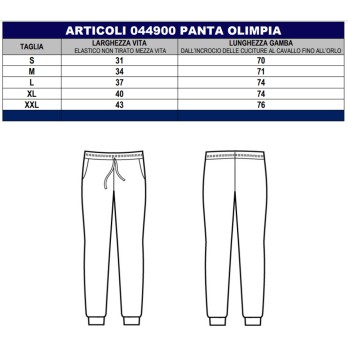 Pantalone Felpato Tipo Tuta In Cotone Elasticizzato In Bianco o Nero Unisex