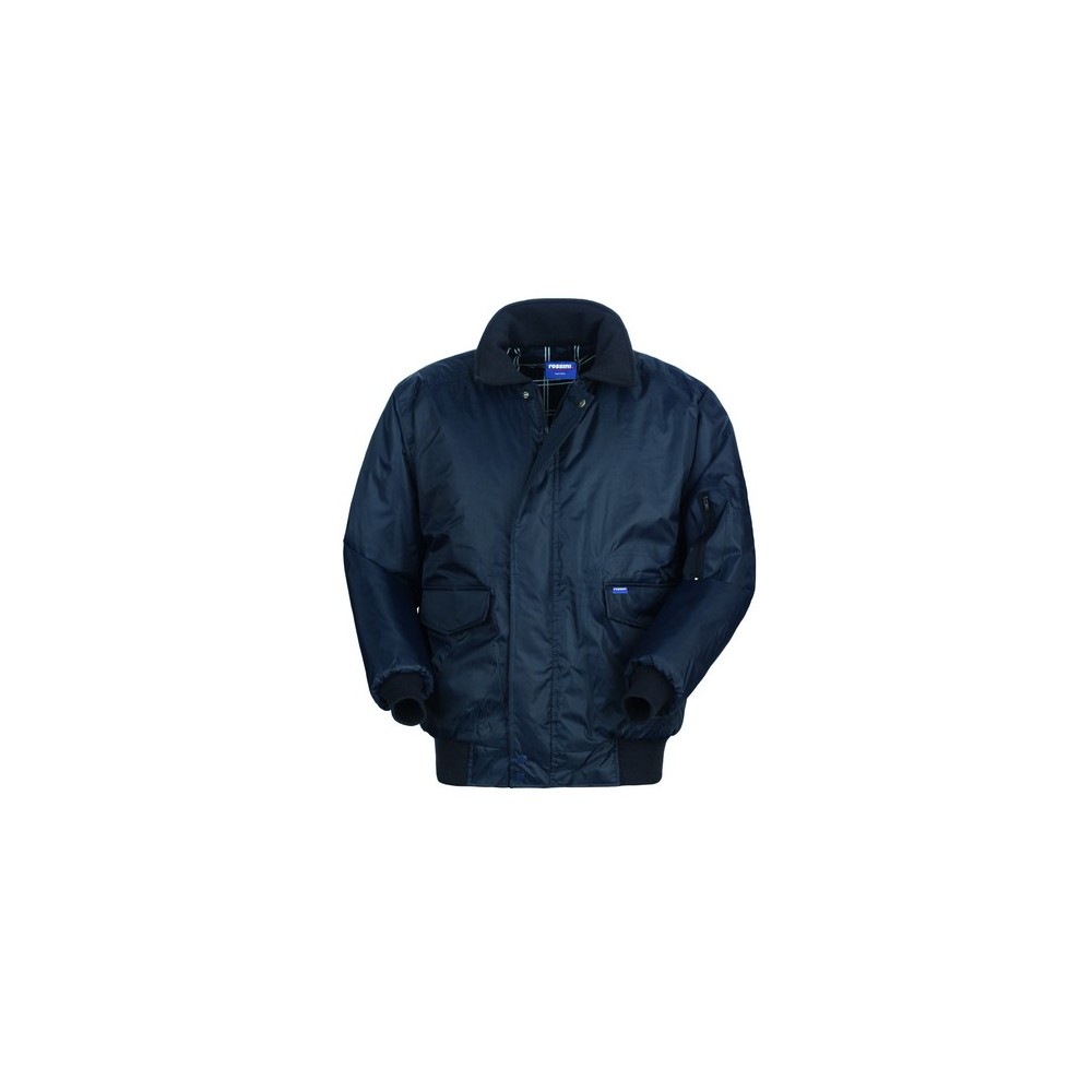 Giubbino Uomo Corto Invernale Imbottito Impermeabile Nylon Blu Lucido hh262 Pilot Nylon Falcon-HH26201L-0