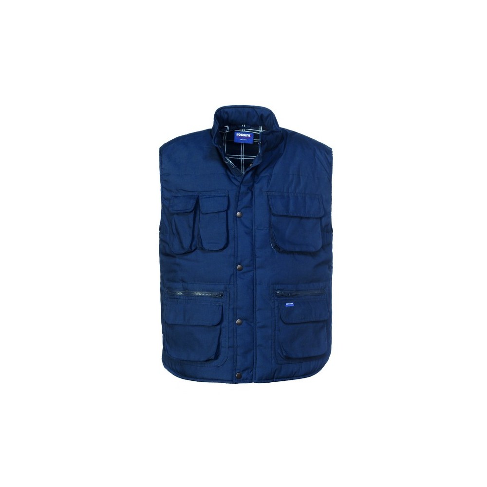 Gilet James trapuntato multitasche-HH29601L-0