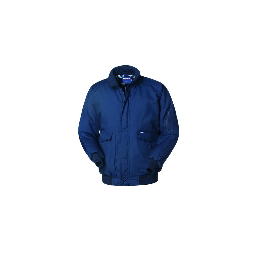 Giubbino Blu Uomo Corto Invernale Cotone Imbottito Traspirante h260 Pilot poliestere cotone Eagle-HH26001L-0