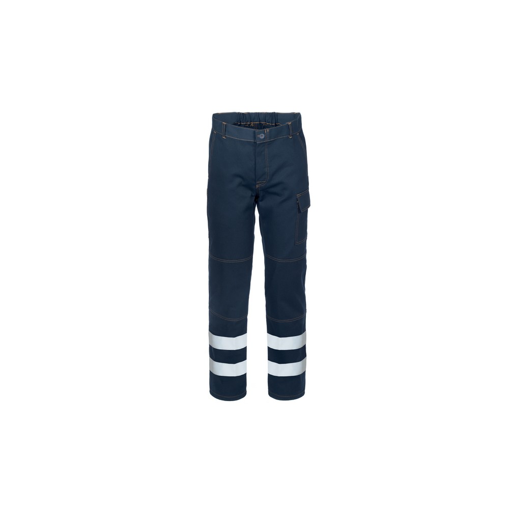 Pantalone SerioPlus+ con strisce rifrangenti-A00106014XL-0