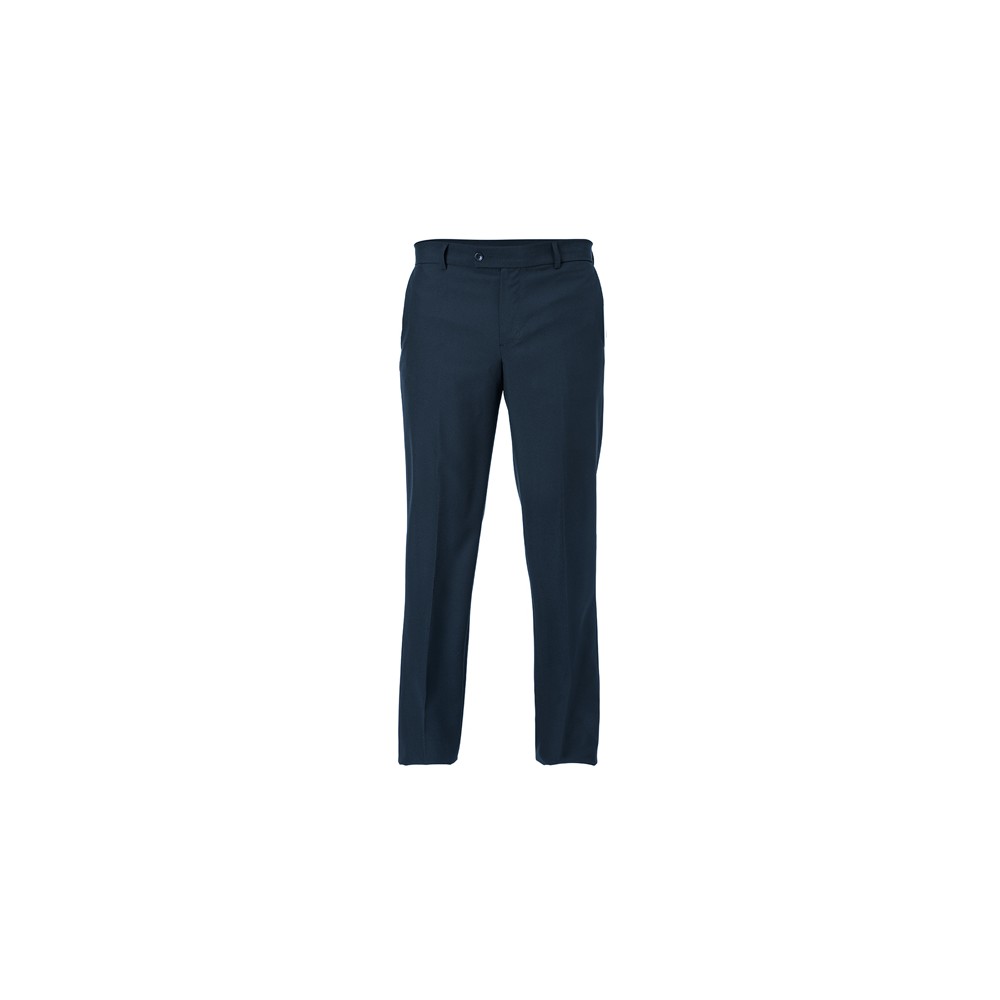 Pantalon bleu léger pour homme, coupe slim fit, uniforme professionnel pour la restauration et l'hôtellerie Q1PX0157, taille 40,