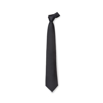 Cravatta Nera Classica Unisex - Eleganza e Stile Professionale. Per Settore Alberghiero e Servizio In Sala Q5IX0235