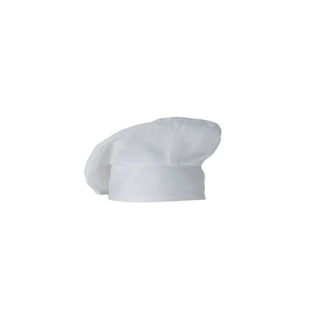 Toque Monet-Q5I00205  Toque Cappello da Chef Bianco a Sbuffo, Fascia Regolabile, 100% Cotone