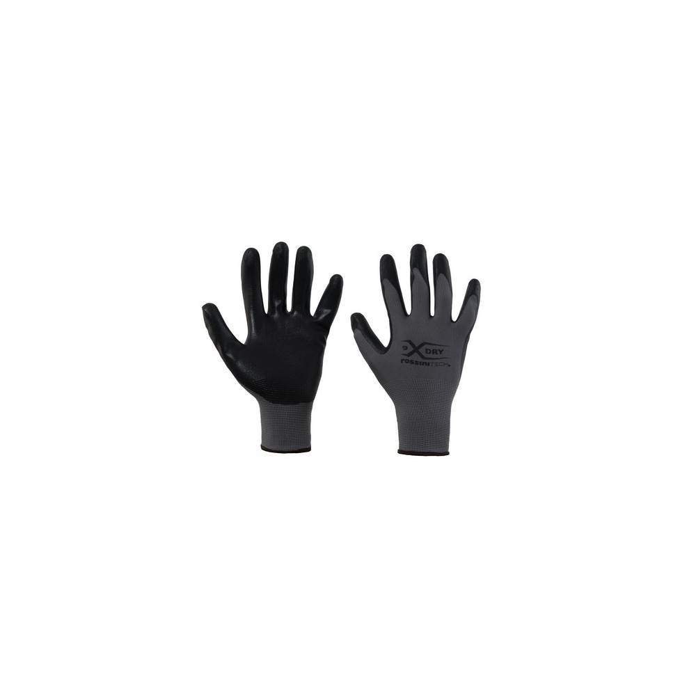 Guanti Poliestere Nitrile Simil-Schiuma X-Glove - Confezione da 12 pz, Versatili e Resistenti GGU019