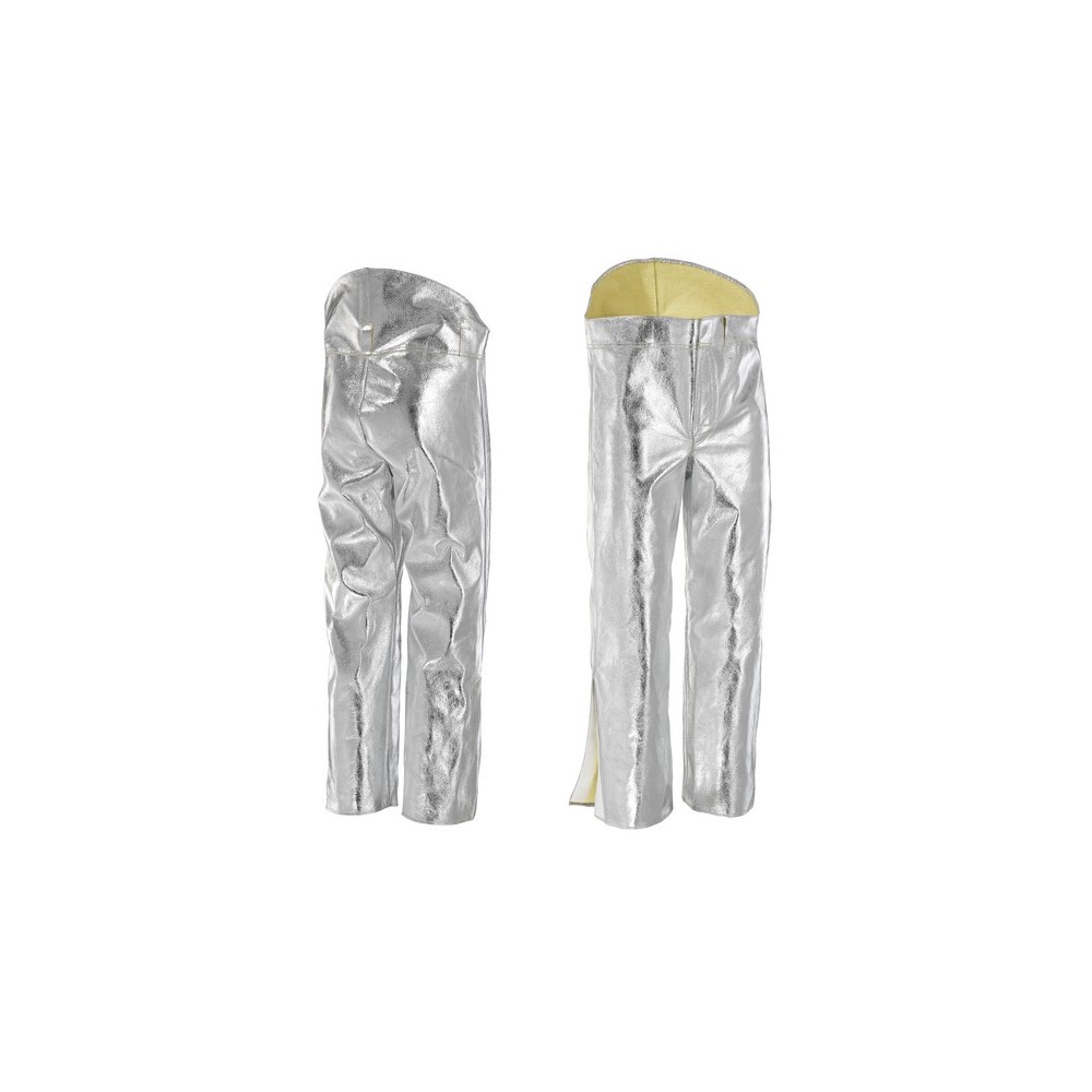 Pantalone Colore Argento In Taglia Unica Per Fonderia In Fibra Aramadica Alluminizzata FF103