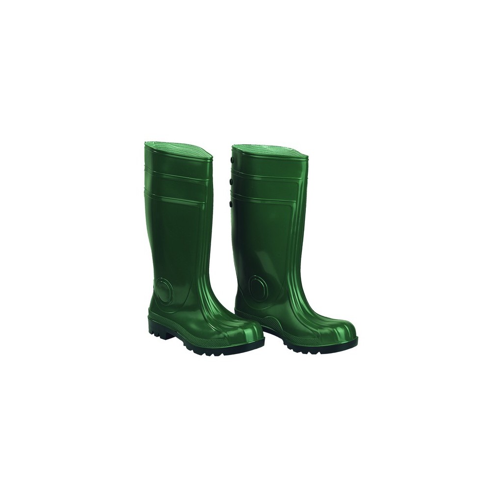 Green Waterproof PVC Knee High Safety Boots S5