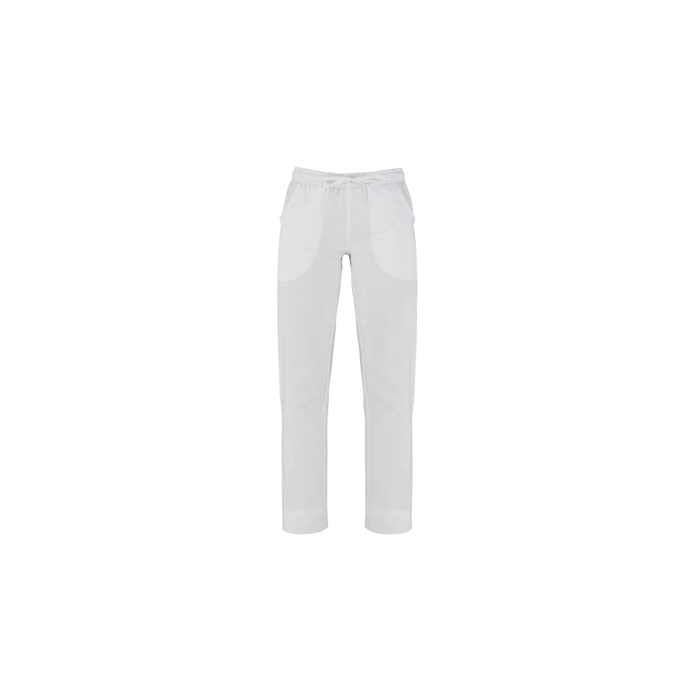 Pantalone Bianco Donna X Parrucchiera Estetista Benessere Solarium 185 g Pantalone Cameron-Q2P00240C013XL-0