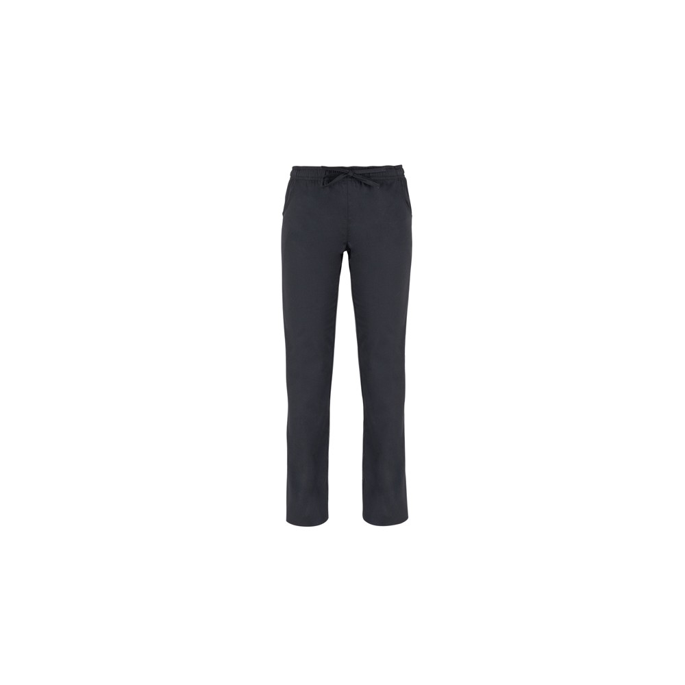 Pantalon léger pour femme noir pour esthéticienne ou solarium. Maintenant disponible en ligne.