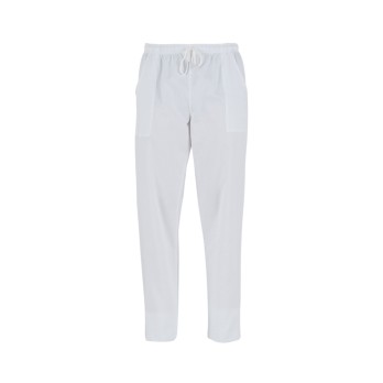 Pantalone Bianco Uomo Donna Per Medico Dentista Infermiere Oss Estetista 100% Cotone italiantrendy Pitagora Q3P00245 1