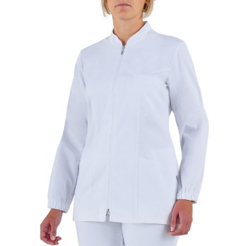 Casacca Donna Slim a Maniche Lunghe Bianca per Dentista Centro Medico Alice italiantrendy Q3KX0177