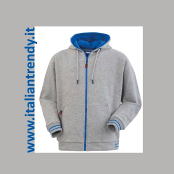 Sudadera con capucha abierta con cremallera y chaqueta de invierno. Disponible en línea.