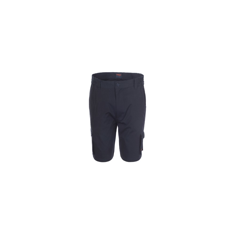 Herren-Bermuda mit Seitentaschen, kurze Cargo-Hose. In Blau, Schwarz oder Sand.