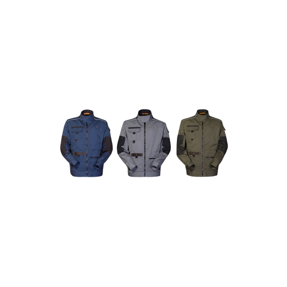 Blue or Gray or Green Unlined Work Jacket for Technician or Various Maintenance Works