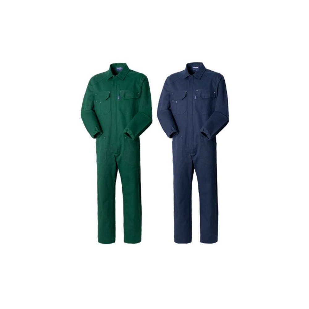 Green or blue cotton work jumpsuit, visit Italiantrendy Online.