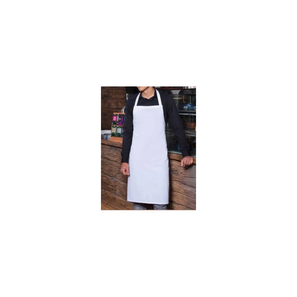 Apron or White Cotton Kitchen Apron Massaua 70 x 85 Without Pockets