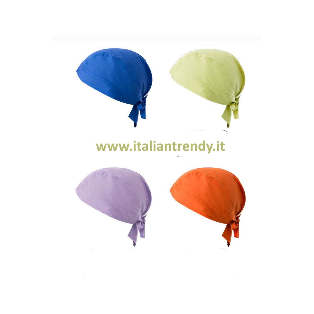 Mercury bandana for medical and gastronomic sector in various colors