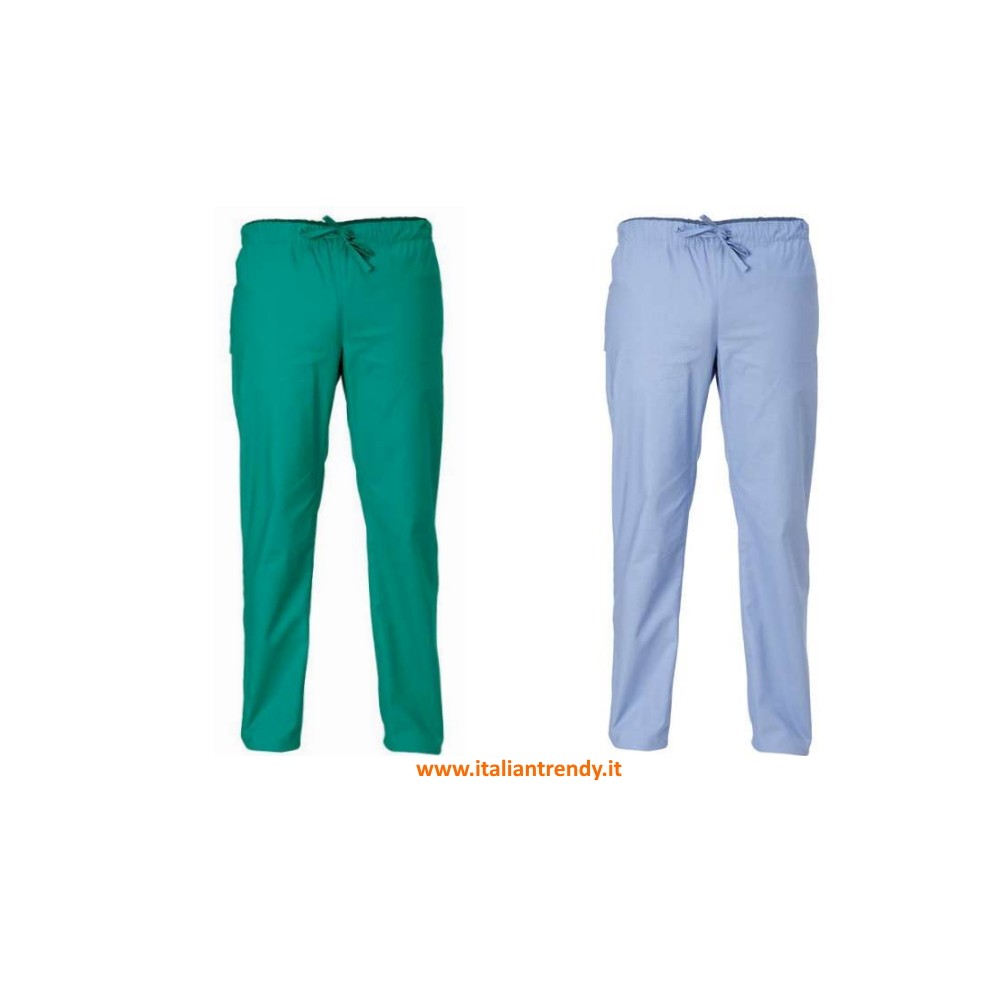 pantalone verde chirurgo o azzurro uomo donna medico infermiere q3px0180
