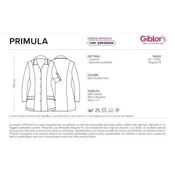 camisa primula de moda italiana