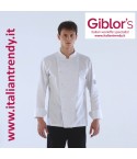 Giacca Cuoco Chef Cotone Doppio Petto Bianca Bottoni Intercambiabili Q8G00183