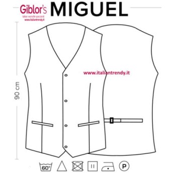 Bordeaux Men's Vest for Front of House Service or Table Service - Get it Online