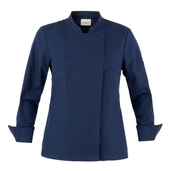 Veste de cuisine pour femme, manches longues, 7 couleurs, pour uniforme de restaurant