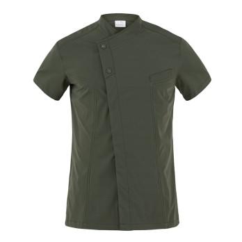 Casaca blanca y verde para hombre del sector de bienestar Harry 23P08G217 de Giblor'S italiantrendy.