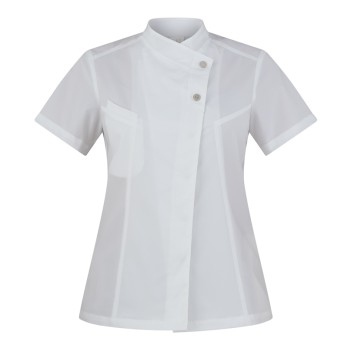 Blouse blanche pour femmes, secteur du bien-être Megan 23P08G218 par Italiantrendy.