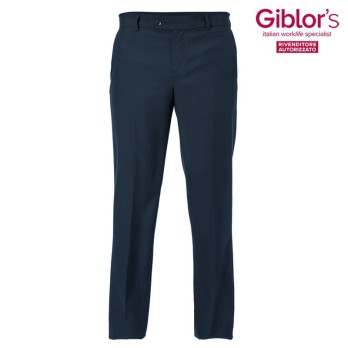 Pantalon Bleu Léger pour Homme Slim Fit - Tenue Professionnelle pour la Restauration et l'Hôtellerie par Matteo Italiantrendy