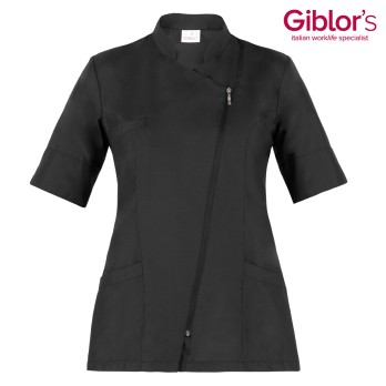 Ultra-Light Black Tunic for Women Hairdressers Beauticians Wellness