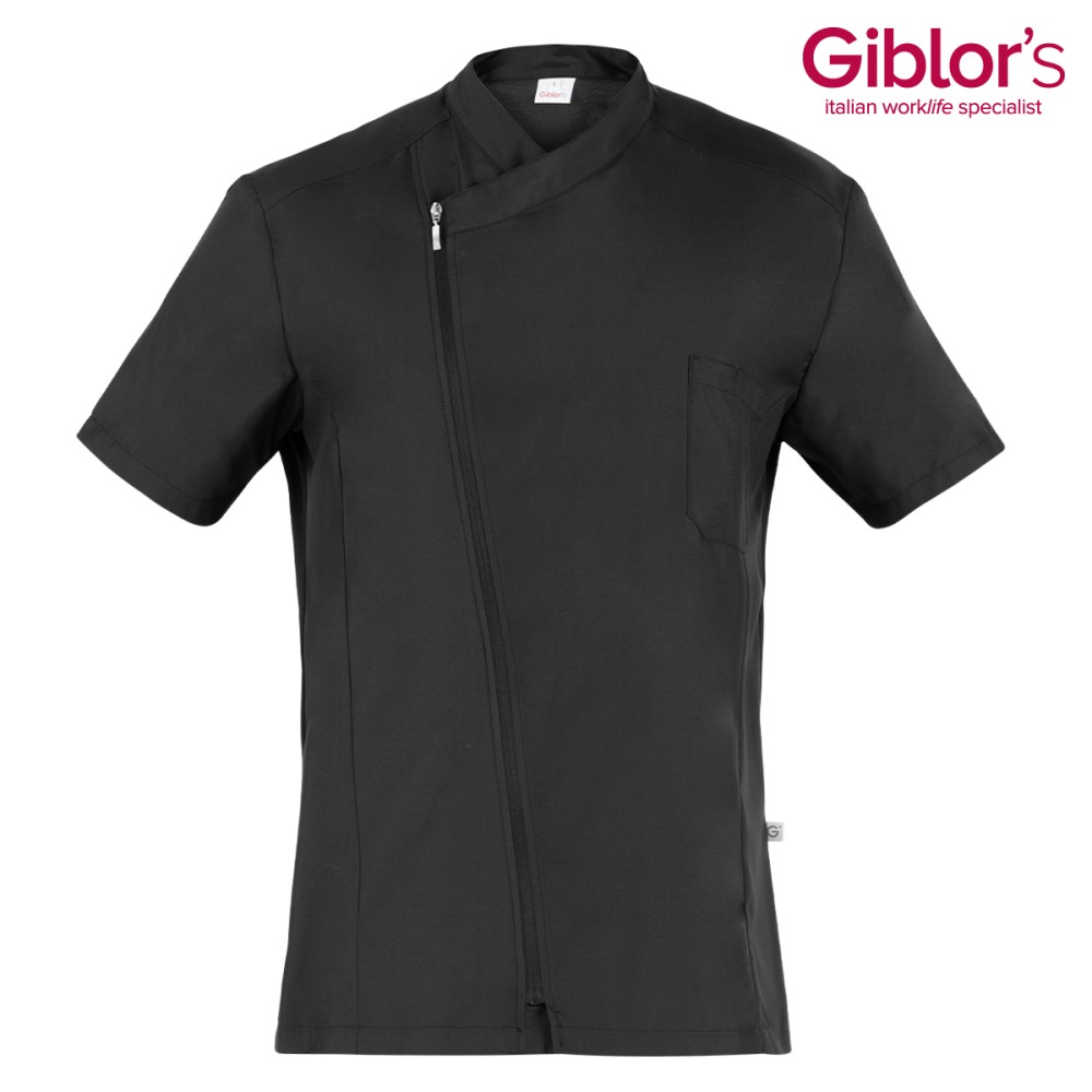 Short-sleeved lightweight black tunic for the Medical Sector SPA is available online.