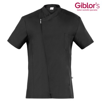 Short-sleeved lightweight black tunic for the Medical Sector SPA is available online.