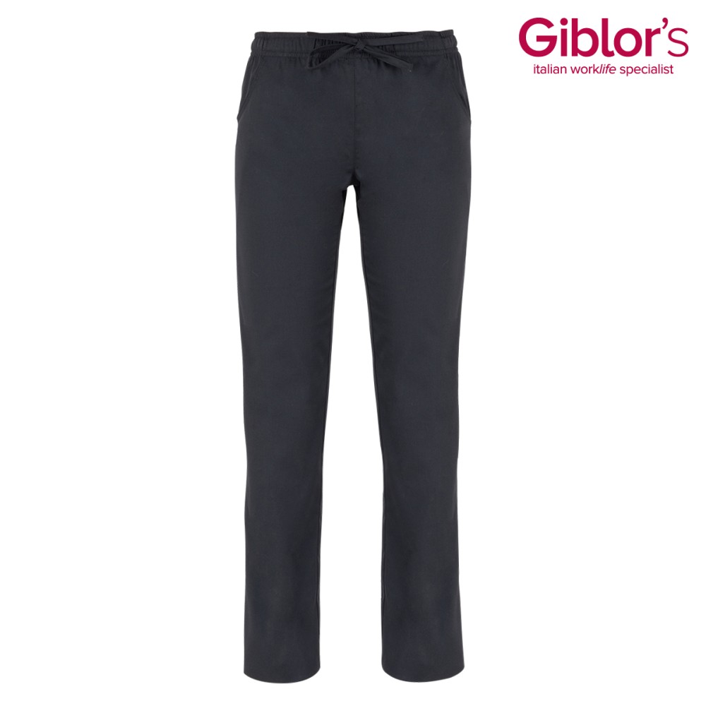 Pantalón ligero de mujer en color negro para esteticista o solarium. Ahora está disponible en línea.