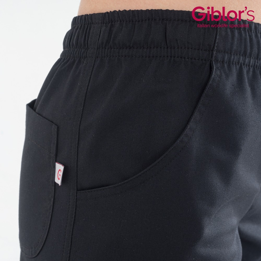 Pantalone Leggero da Donna Nero per Parrucchiera Estetista o Solarium italiantrendy Cameron Q2P00241 2