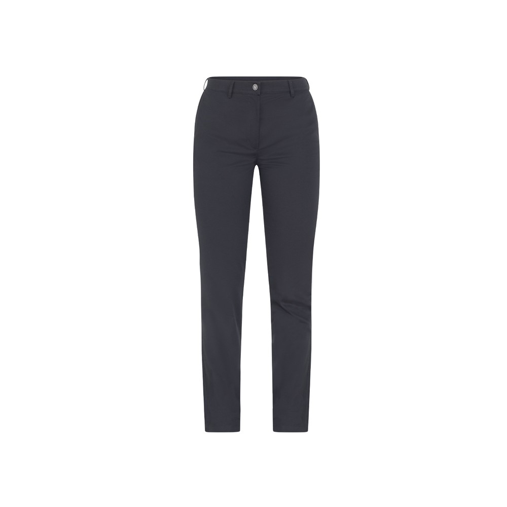 Women's Black Slim Elastic High-Waisted Pants for Work Uniform for Waitress in Italiantrendy Brenda 24P08P392