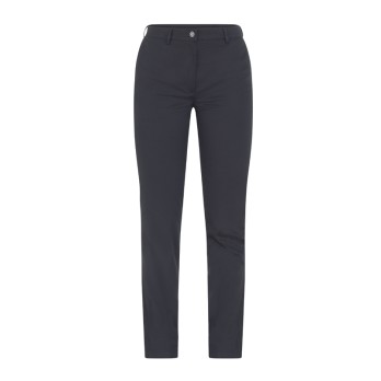 Women's Black Slim Elastic High-Waisted Pants for Work Uniform for Waitress in Italiantrendy Brenda 24P08P392