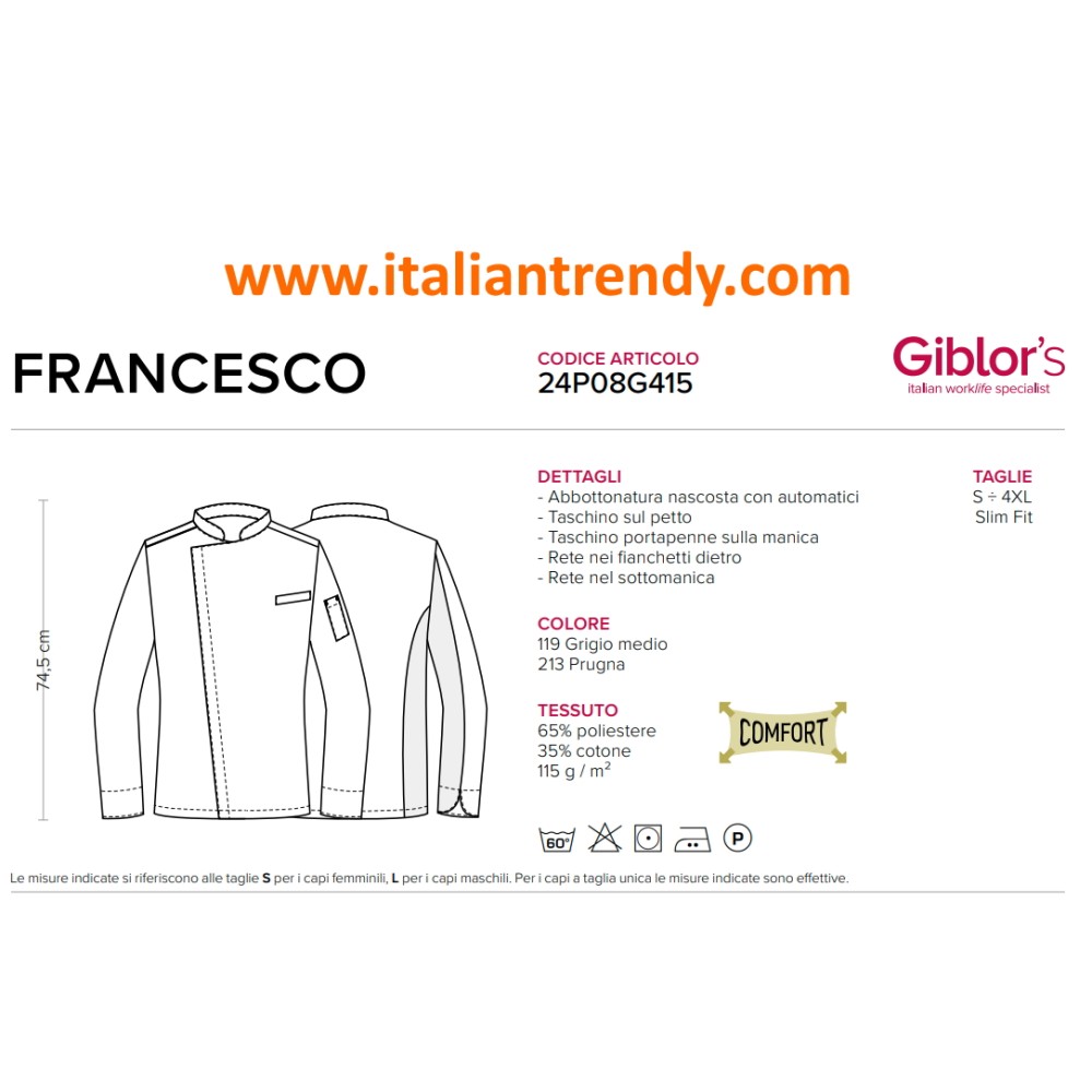 Lightweight Slim Grey Chef Jacket with Breathable Mesh on the Back and Sleeves for the Catering Industry Francesco 1