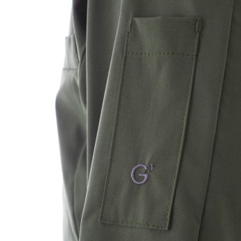 Veste de Cuisinier Légère avec Col Mao et Boutons Pression Cachés