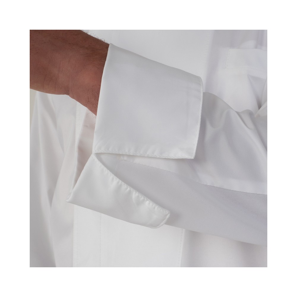 Light and Perforated Chef Jacket in White italiantrendy 24P08G413 Michael