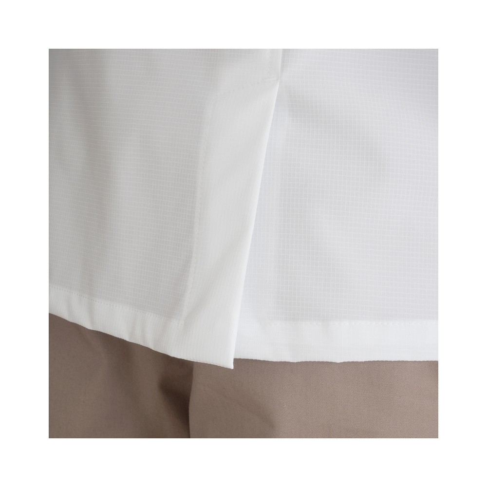 Lightweight and Robust Short Sleeve Kitchen Jacket in White or Black Aron 24P08G402 italiantrendy