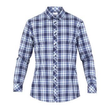 Men's Elastic Plaid or Checkered Work Shirt for Bar Pub Restaurants italiantrendy boris 5