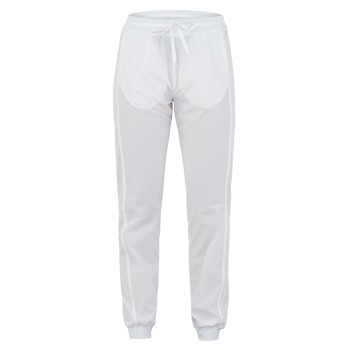 pantalon élastique à la cheville blanc tissu stretch secteur esthétique sanitaire taylor italiantrendy 23p02p348