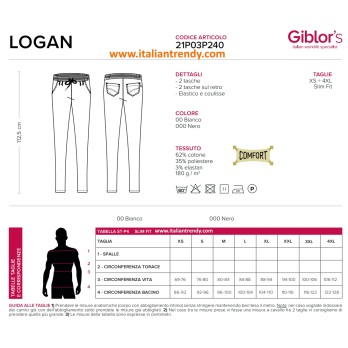 Pantalones Skinny Elásticos Blancos o Negros En Satén Para Trabajo italiantrendy logan