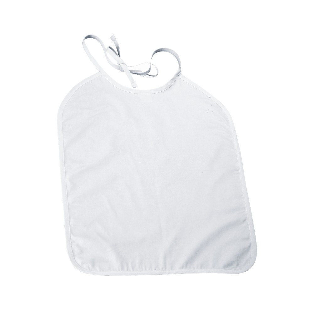 White Cotton Bib for Fish Restaurant