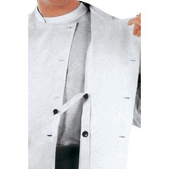 White Cotton Tape for Panic Buttons for Chef Jacket