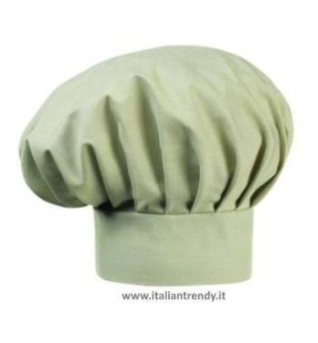 Cappello Cuoco Chef Regolabile Con Velcro 18