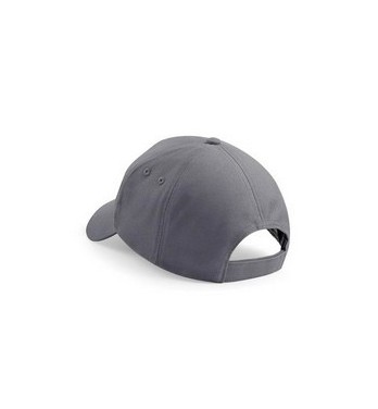 Berretto Nero o Grigio stile Baseball a 5 Pannelli in Drill di Cotone