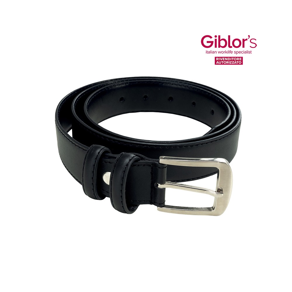 Black Leather Classic Men's Belt, 3.5 cm Wide. Buy it Online!